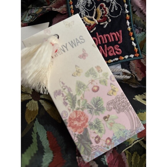 Johnny Was Sz XL The Audrey Oversized Silk Blouse NWT - Picture 7 of 8